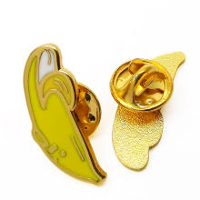 High Quality Custom Metal Fruit Banana Hard Enamel Lapel Pin